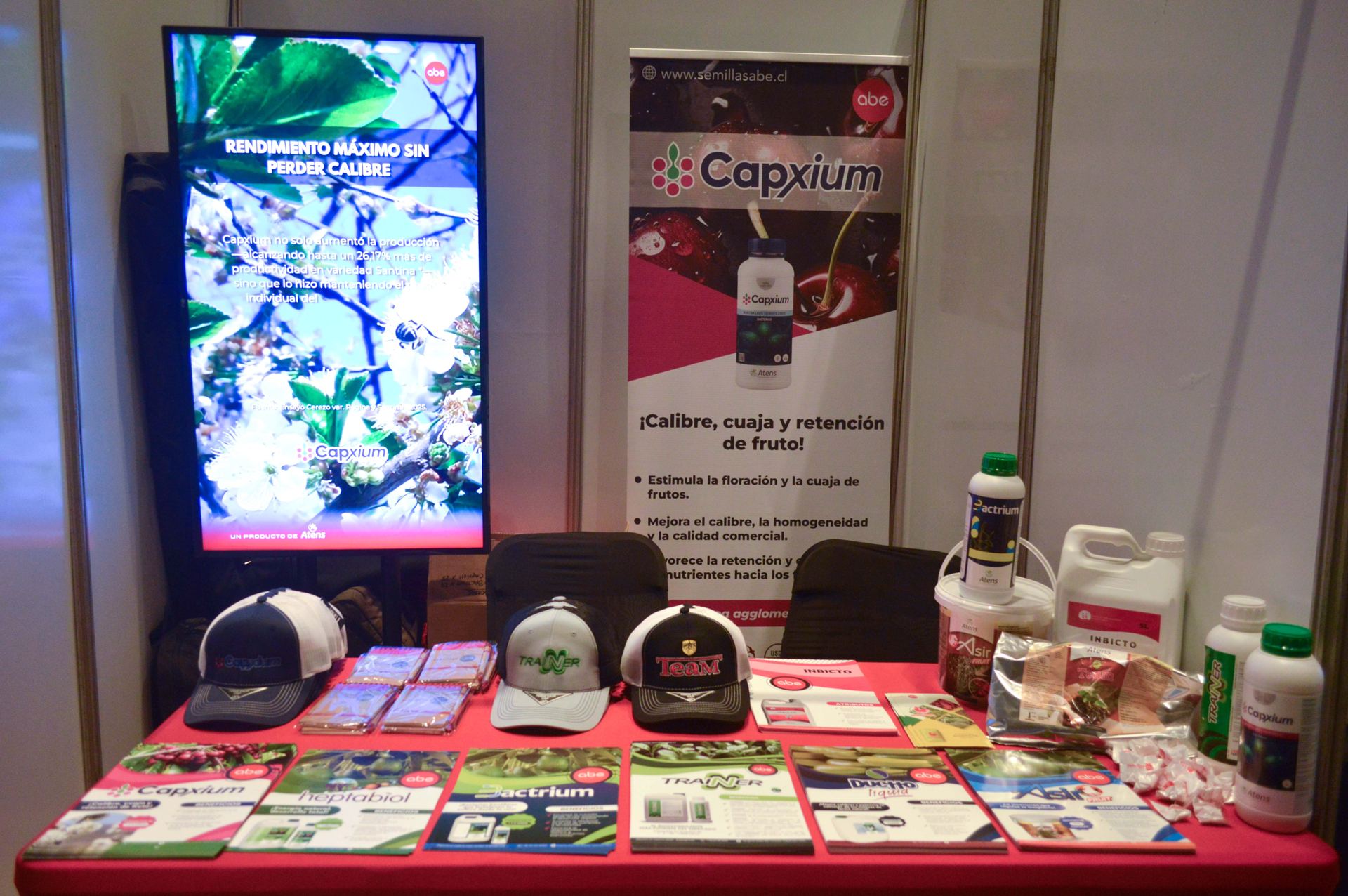 5° Seminario Internacional Cerezas Primores — stands y muestra comercial, fotografía 9