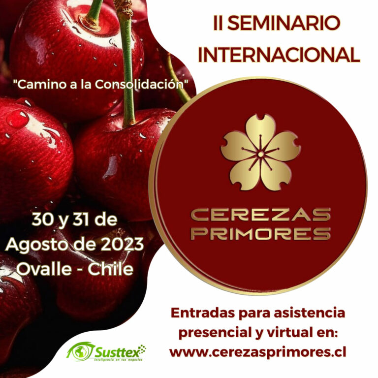 Seminario Internacional de Cerezas Primores 2023 tendrá su segunda versión en Ovalle